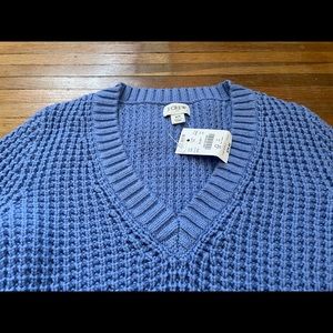 J. Crew Blue Sweater NWT